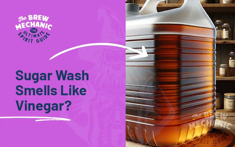 Lets figure out how sugar wash smells like vinegar