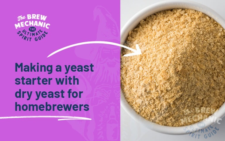 Making a yeast starter with dry yeast for homebrewers