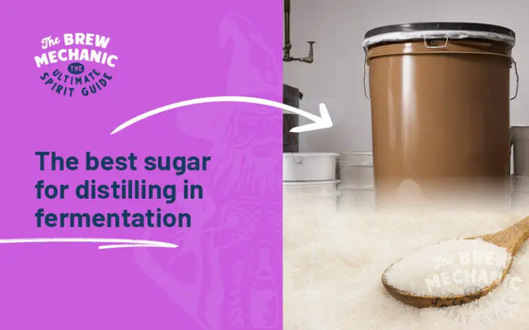The best sugar for distilling in fermentation