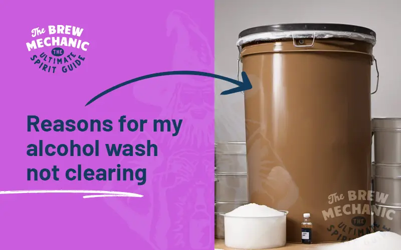 the reasons for alcohol wash not clearing can be various problems. 